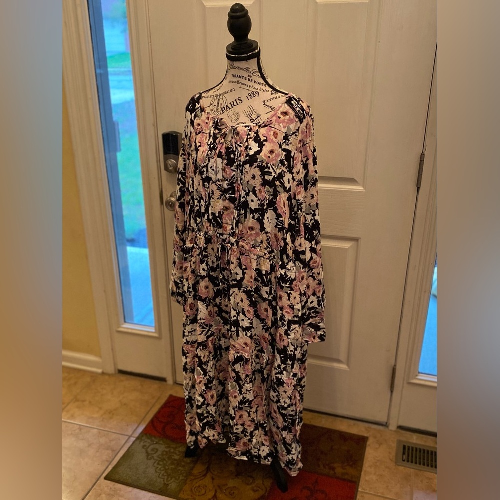 Torrid Floral Print Dress plus size